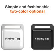 Find My Tag Square Smart Bluetooth Localizzatore di allarme anti-smarrimento, Square (White), Square (Black)