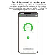 Find My Tag Square Smart Bluetooth Localizzatore di allarme anti-smarrimento, Square (White), Square (Black)
