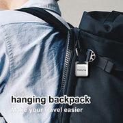Find My Tag Square Smart Bluetooth Localizzatore di allarme anti-smarrimento, Square (White), Square (Black)