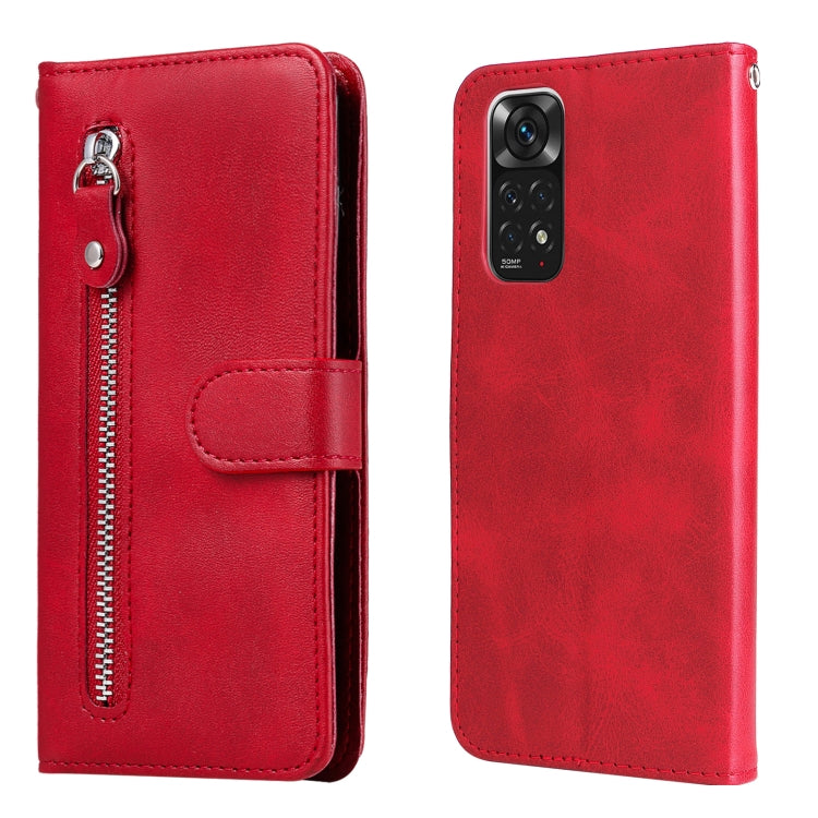 Custodia in pelle flip orizzontale con cerniera Fashion Calf Texture, For Xiaomi Redmi Note 11 4G(Global), For Xiaomi Redmi Note 11 Pro 4G, For OPPO Realme 9i/A36 4G/A96 4G/K10 4G/A76 4G / A36 4G / A76 4G(Global)                                        ...