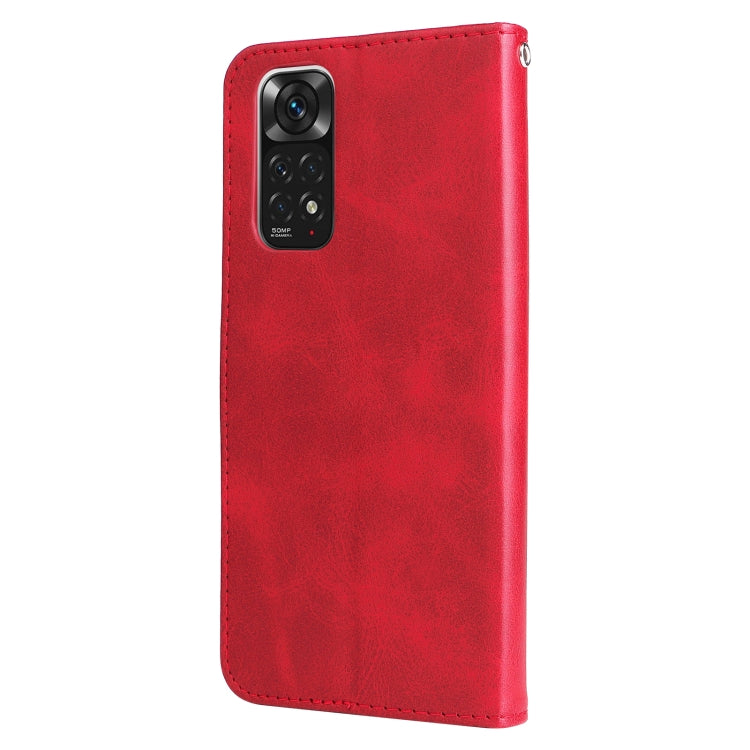 Custodia in pelle flip orizzontale con cerniera Fashion Calf Texture, For Xiaomi Redmi Note 11 4G(Global), For Xiaomi Redmi Note 11 Pro 4G, For OPPO Realme 9i/A36 4G/A96 4G/K10 4G/A76 4G / A36 4G / A76 4G(Global)                                        ...