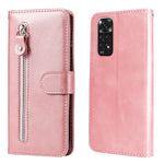 Custodia in pelle flip orizzontale con cerniera Fashion Calf Texture, For Xiaomi Redmi Note 11 4G(Global), For Xiaomi Redmi Note 11 Pro 4G, For OPPO Realme 9i/A36 4G/A96 4G/K10 4G/A76 4G / A36 4G / A76 4G(Global)                                        ...