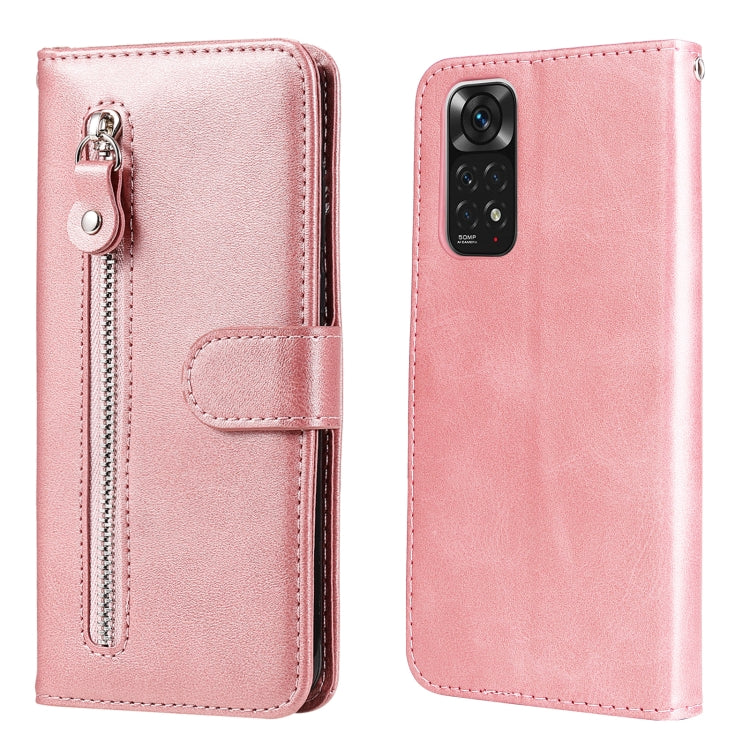 Custodia in pelle flip orizzontale con cerniera Fashion Calf Texture, For Xiaomi Redmi Note 11 4G(Global), For Xiaomi Redmi Note 11 Pro 4G, For OPPO Realme 9i/A36 4G/A96 4G/K10 4G/A76 4G / A36 4G / A76 4G(Global)                                        ...