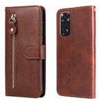 Custodia in pelle flip orizzontale con cerniera Fashion Calf Texture, For Xiaomi Redmi Note 11 4G(Global), For Xiaomi Redmi Note 11 Pro 4G, For OPPO Realme 9i/A36 4G/A96 4G/K10 4G/A76 4G / A36 4G / A76 4G(Global)                                        ...