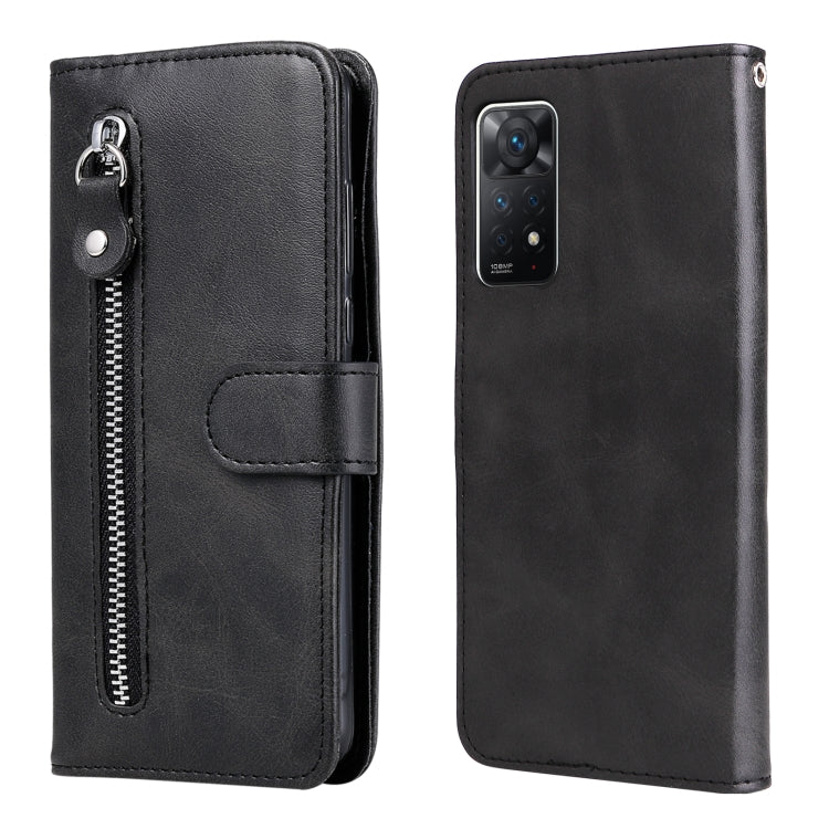 Custodia in pelle flip orizzontale con cerniera Fashion Calf Texture, For Xiaomi Redmi Note 11 4G(Global), For Xiaomi Redmi Note 11 Pro 4G, For OPPO Realme 9i/A36 4G/A96 4G/K10 4G/A76 4G / A36 4G / A76 4G(Global)                                        ...