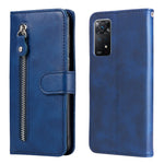 Custodia in pelle flip orizzontale con cerniera Fashion Calf Texture, For Xiaomi Redmi Note 11 4G(Global), For Xiaomi Redmi Note 11 Pro 4G, For OPPO Realme 9i/A36 4G/A96 4G/K10 4G/A76 4G / A36 4G / A76 4G(Global)                                        ...