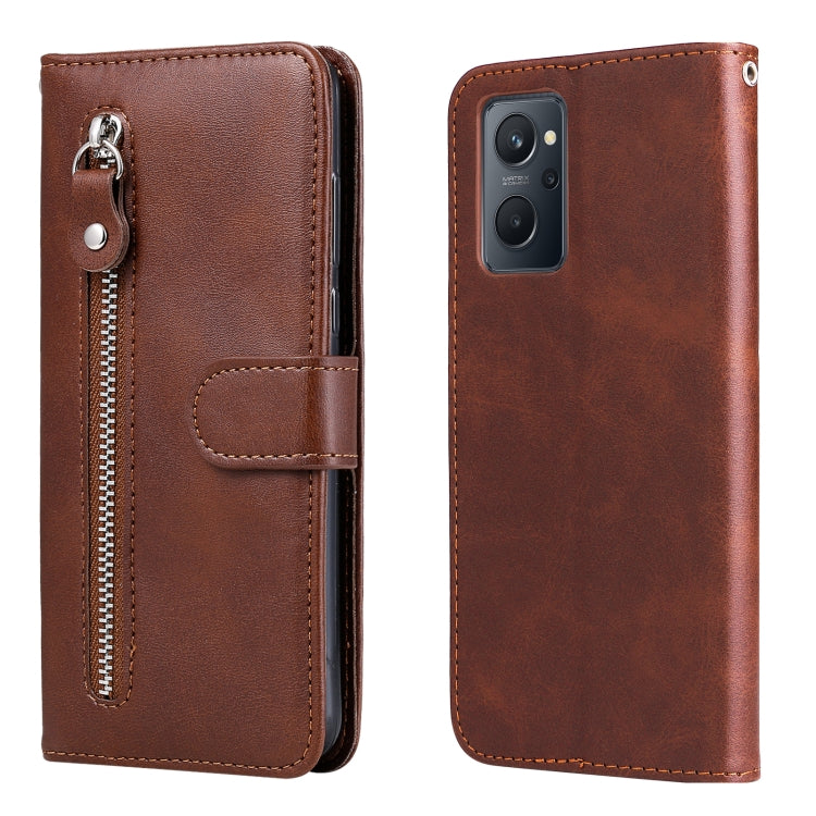 Custodia in pelle flip orizzontale con cerniera Fashion Calf Texture, For Xiaomi Redmi Note 11 4G(Global), For Xiaomi Redmi Note 11 Pro 4G, For OPPO Realme 9i/A36 4G/A96 4G/K10 4G/A76 4G / A36 4G / A76 4G(Global)                                        ...