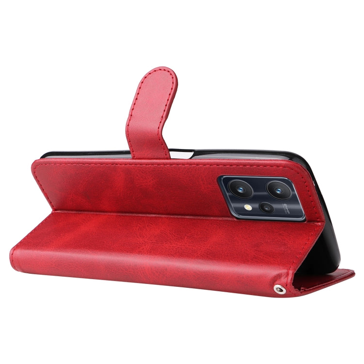 Custodia in pelle flip orizzontale con cerniera Fashion Calf Texture, For OPPO Realme 9 Pro/Realme V25