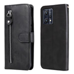 Custodia in pelle flip orizzontale con cerniera Fashion Calf Texture, For OPPO Realme 9 Pro/Realme V25