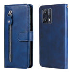 Custodia in pelle flip orizzontale con cerniera Fashion Calf Texture, For OPPO Realme 9 Pro/Realme V25