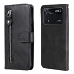 Custodia in pelle flip orizzontale con cerniera Fashion Calf Texture, For OPPO Realme 9 Pro+, For Xiaomi Poco M4 Pro 4G, For OPPO Realme GT2 Pro, For Xiaomi Poco X4 Pro 5G