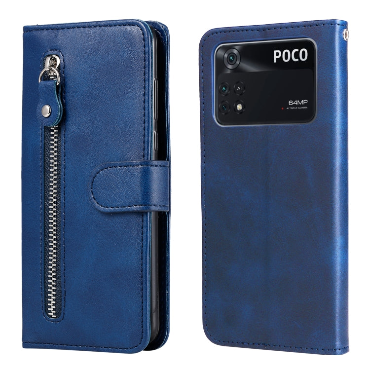Custodia in pelle flip orizzontale con cerniera Fashion Calf Texture, For OPPO Realme 9 Pro+, For Xiaomi Poco M4 Pro 4G, For OPPO Realme GT2 Pro, For Xiaomi Poco X4 Pro 5G