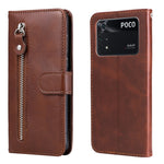 Custodia in pelle flip orizzontale con cerniera Fashion Calf Texture, For OPPO Realme 9 Pro+, For Xiaomi Poco M4 Pro 4G, For OPPO Realme GT2 Pro, For Xiaomi Poco X4 Pro 5G
