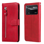 Custodia in pelle flip orizzontale con cerniera Fashion Calf Texture, For OPPO Realme 9 Pro+, For Xiaomi Poco M4 Pro 4G, For OPPO Realme GT2 Pro, For Xiaomi Poco X4 Pro 5G