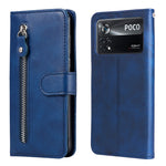 Custodia in pelle flip orizzontale con cerniera Fashion Calf Texture, For OPPO Realme 9 Pro+, For Xiaomi Poco M4 Pro 4G, For OPPO Realme GT2 Pro, For Xiaomi Poco X4 Pro 5G