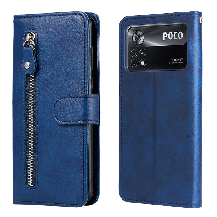 Custodia in pelle flip orizzontale con cerniera Fashion Calf Texture, For OPPO Realme 9 Pro+, For Xiaomi Poco M4 Pro 4G, For OPPO Realme GT2 Pro, For Xiaomi Poco X4 Pro 5G