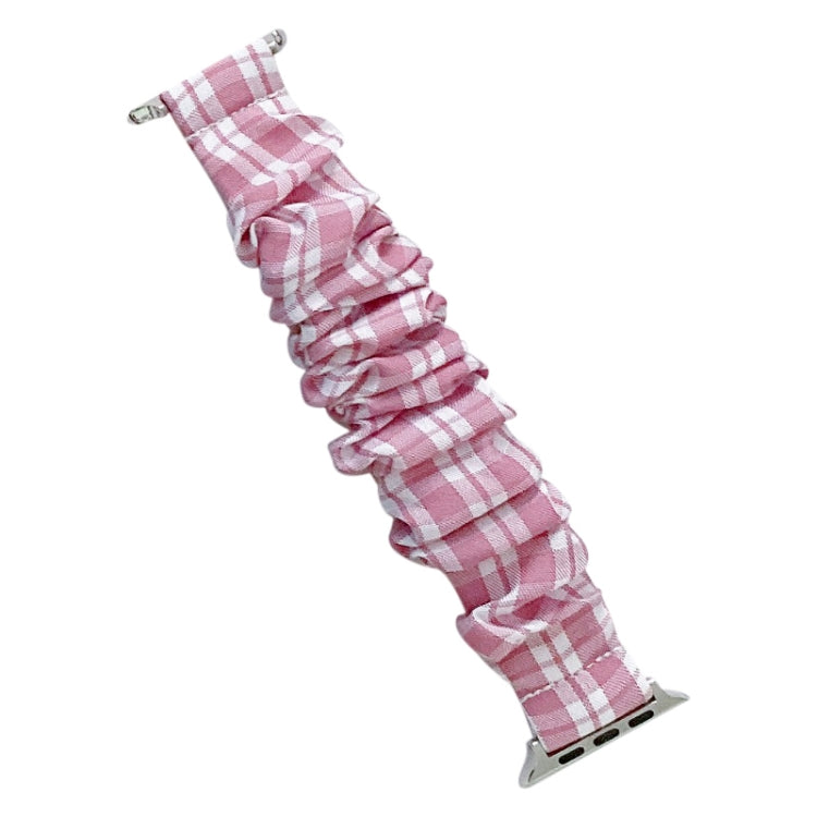 Cinturino a griglia in tessuto elasticizzato ad anello singolo per Apple Watch Series, 7 41mm / 6&SE&5&4 40mm / 3&2&1 38mm, 7 45mm / 6&SE&5&4 44mm / 3&2&1 42mm