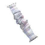 Cinturino a griglia in tessuto elasticizzato ad anello singolo per Apple Watch Series, 7 41mm / 6&SE&5&4 40mm / 3&2&1 38mm, 7 45mm / 6&SE&5&4 44mm / 3&2&1 42mm