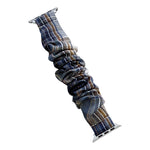 Cinturino a griglia in tessuto elasticizzato ad anello singolo per Apple Watch Series, 7 41mm / 6&SE&5&4 40mm / 3&2&1 38mm, 7 45mm / 6&SE&5&4 44mm / 3&2&1 42mm