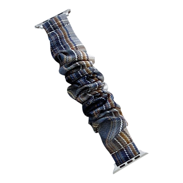 Cinturino a griglia in tessuto elasticizzato ad anello singolo per Apple Watch Series, 7 41mm / 6&SE&5&4 40mm / 3&2&1 38mm, 7 45mm / 6&SE&5&4 44mm / 3&2&1 42mm