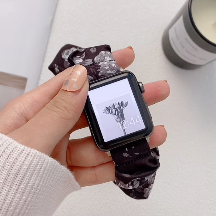 Cinturino in tessuto elasticizzato ad anello singolo per Apple Watch Series, 7 41mm / 6&SE&5&4 40mm / 3&2&1 38mm, 7 45mm / 6&SE&5&4 44mm / 3&2&1 42mm
