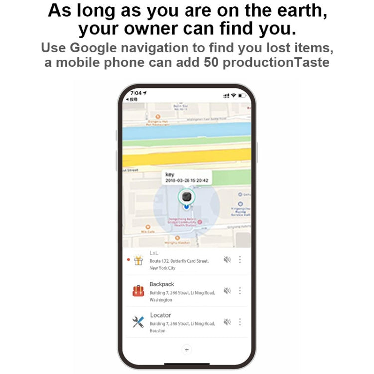Find My Tag Localizzatore Bluetooth Anti-Perso IP65