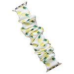 Cinturino per frutta in tessuto elasticizzato ad anello singolo per Apple Watch Series, 7 41mm / 6&SE&5&4 40mm / 3&2&1 38mm, 7 45mm / 6&SE&5&4 44mm / 3&2&1 42mm