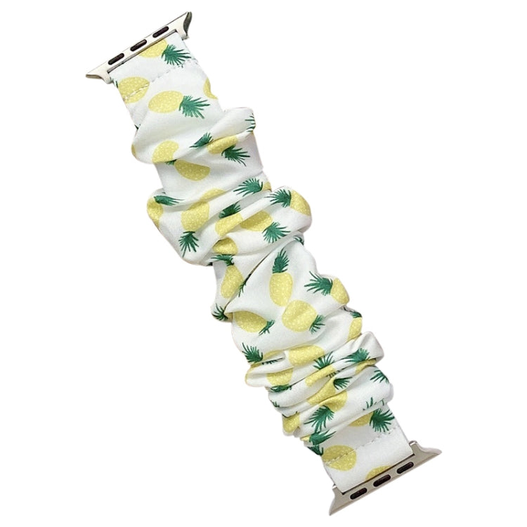 Cinturino per frutta in tessuto elasticizzato ad anello singolo per Apple Watch Series, 7 41mm / 6&SE&5&4 40mm / 3&2&1 38mm, 7 45mm / 6&SE&5&4 44mm / 3&2&1 42mm