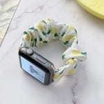 Cinturino per frutta in tessuto elasticizzato ad anello singolo per Apple Watch Series, 7 41mm / 6&SE&5&4 40mm / 3&2&1 38mm, 7 45mm / 6&SE&5&4 44mm / 3&2&1 42mm