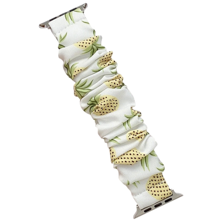 Cinturino per frutta in tessuto elasticizzato ad anello singolo per Apple Watch Series, 7 41mm / 6&SE&5&4 40mm / 3&2&1 38mm, 7 45mm / 6&SE&5&4 44mm / 3&2&1 42mm