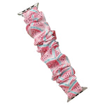 Cinturino per frutta in tessuto elasticizzato ad anello singolo per Apple Watch Series, 7 41mm / 6&SE&5&4 40mm / 3&2&1 38mm, 7 45mm / 6&SE&5&4 44mm / 3&2&1 42mm