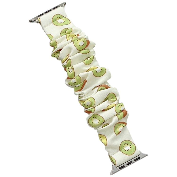 Cinturino per frutta in tessuto elasticizzato ad anello singolo per Apple Watch Series, 7 41mm / 6&SE&5&4 40mm / 3&2&1 38mm, 7 45mm / 6&SE&5&4 44mm / 3&2&1 42mm
