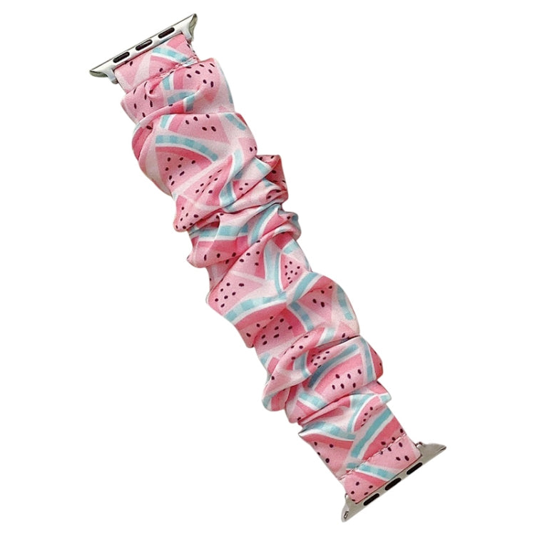 Cinturino per frutta in tessuto elasticizzato ad anello singolo per Apple Watch Series, 7 41mm / 6&SE&5&4 40mm / 3&2&1 38mm, 7 45mm / 6&SE&5&4 44mm / 3&2&1 42mm