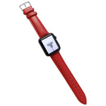 Cinturino in pelle lucida per Apple Watch Series, 7 41mm / 6&SE&5&4 40mm / 3&2&1 38mm, 7 45mm / 6&SE&5&4 44mm / 3&2&1 42mm