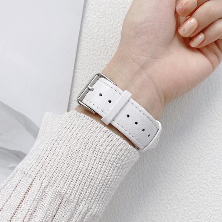 Cinturino in pelle lucida per Apple Watch Series, 7 41mm / 6&SE&5&4 40mm / 3&2&1 38mm, 7 45mm / 6&SE&5&4 44mm / 3&2&1 42mm