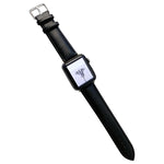 Cinturino in pelle lucida per Apple Watch Series, 7 41mm / 6&SE&5&4 40mm / 3&2&1 38mm, 7 45mm / 6&SE&5&4 44mm / 3&2&1 42mm