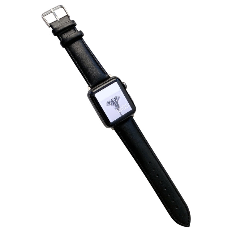 Cinturino in pelle lucida per Apple Watch Series, 7 41mm / 6&SE&5&4 40mm / 3&2&1 38mm, 7 45mm / 6&SE&5&4 44mm / 3&2&1 42mm
