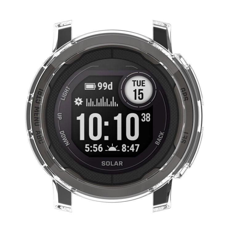 Custodia per orologio in TPU scavata a mezza copertura, For Garmin Instinct 2, For Garmin Instinct 2S