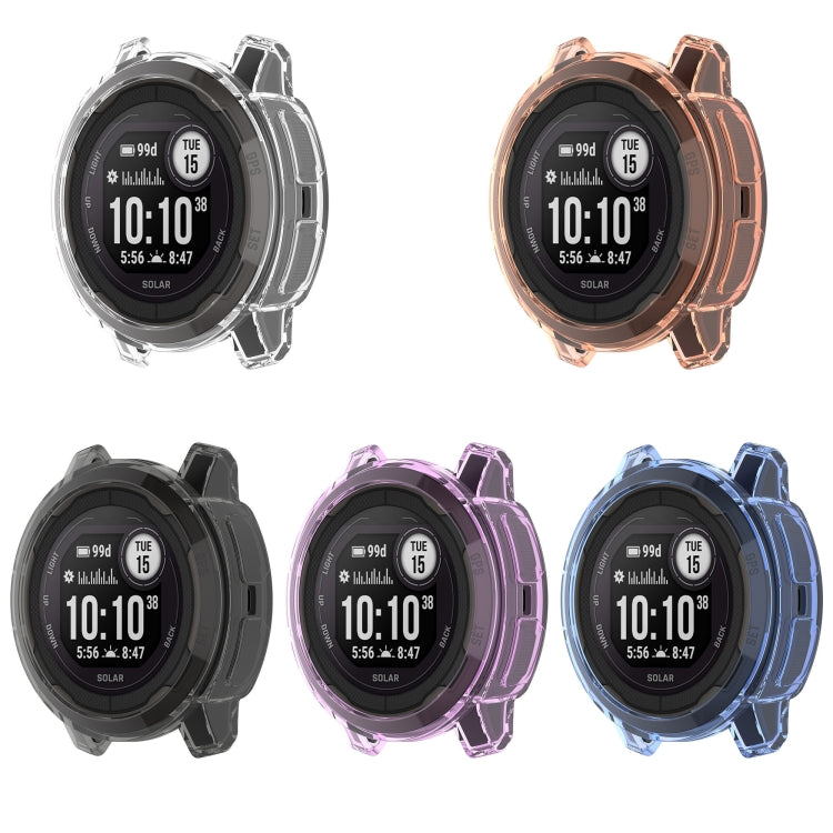 Custodia per orologio in TPU scavata a mezza copertura, For Garmin Instinct 2, For Garmin Instinct 2S