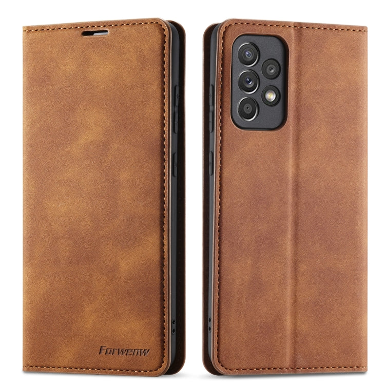 Forwenw Dream Series Custodia per telefono in pelle con forte magnetismo Oil Edge, For Samsung Galaxy A22 5G, For Samsung Galaxy A53 5G, For Samsung Galaxy A73 5G, For Samsung Galaxy A33 5G, For Samsung Galaxy A23, For Samsung Galaxy A13 5G