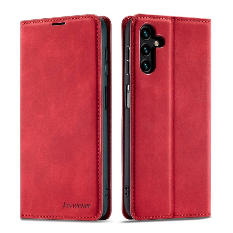 Forwenw Dream Series Custodia per telefono in pelle con forte magnetismo Oil Edge, For Samsung Galaxy A22 5G, For Samsung Galaxy A53 5G, For Samsung Galaxy A73 5G, For Samsung Galaxy A33 5G, For Samsung Galaxy A23, For Samsung Galaxy A13 5G