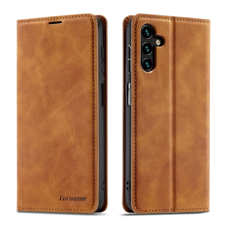 Forwenw Dream Series Custodia per telefono in pelle con forte magnetismo Oil Edge, For Samsung Galaxy A22 5G, For Samsung Galaxy A53 5G, For Samsung Galaxy A73 5G, For Samsung Galaxy A33 5G, For Samsung Galaxy A23, For Samsung Galaxy A13 5G