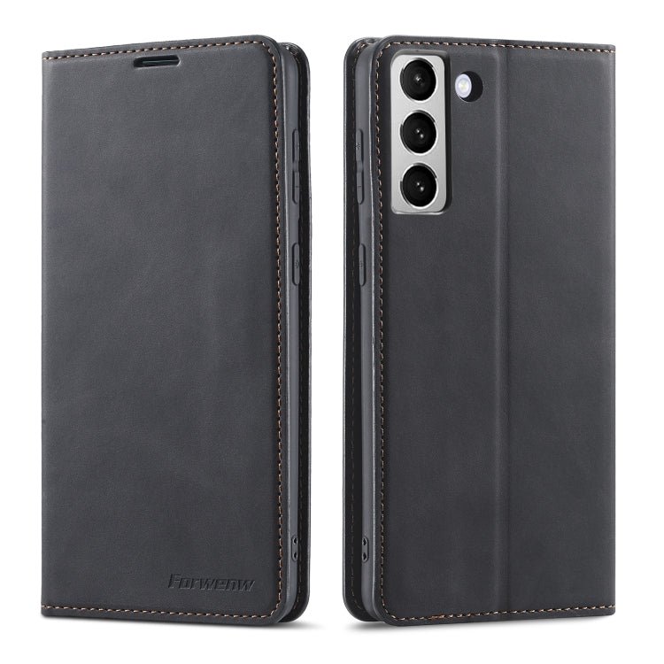 Forwenw Dream Series Custodia per telefono in pelle con forte magnetismo Oil Edge, For Samsung Galaxy S22 5G, For Samsung Galaxy S22+ 5G, For Samsung Galaxy S21 FE 5G, For Samsung Galaxy S22 Ultra 5G, For Samsung Galaxy Z Flip3 5G                      ...