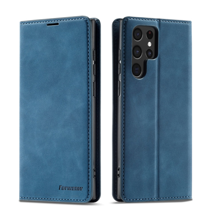 Forwenw Dream Series Custodia per telefono in pelle con forte magnetismo Oil Edge, For Samsung Galaxy S22 5G, For Samsung Galaxy S22+ 5G, For Samsung Galaxy S21 FE 5G, For Samsung Galaxy S22 Ultra 5G, For Samsung Galaxy Z Flip3 5G                      ...