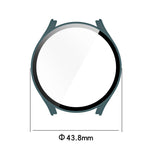 PC + cassa dell'orologio in vetro temperato, For Samsung Galaxy Watch4 40mm, For Samsung Galaxy Watch4 44mm