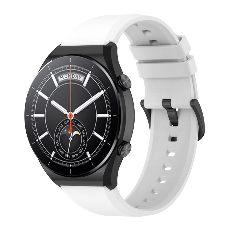 Cinturino in silicone lucido con testa sporgente da 22 mm, For Xiaomi Watch S1