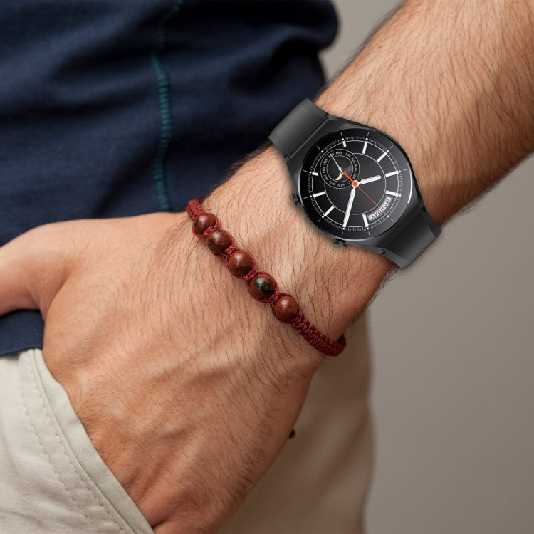 Cinturino in silicone lucido con testa sporgente da 22 mm, For Xiaomi Watch S1