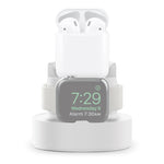 A001 Supporto di ricarica in silicone 3 in 1 per iPhone / iWatch / AirPods