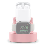 A001 Supporto di ricarica in silicone 3 in 1 per iPhone / iWatch / AirPods