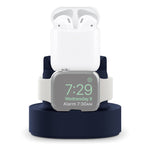 A001 Supporto di ricarica in silicone 3 in 1 per iPhone / iWatch / AirPods